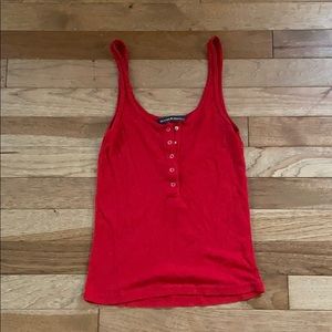 Brandy Melville Red Cropped Tank